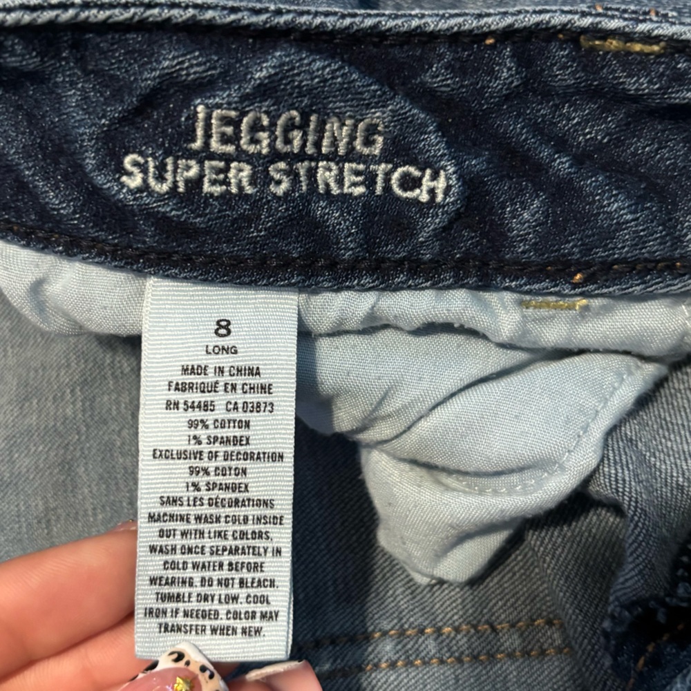 American Eagle Outfitters Women's Skinny Jeans - Medium Blue - Picture 4 of 9